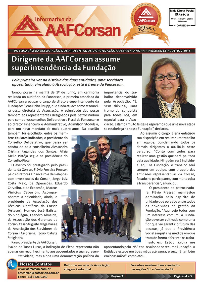 Informativo AAFCorsan 68