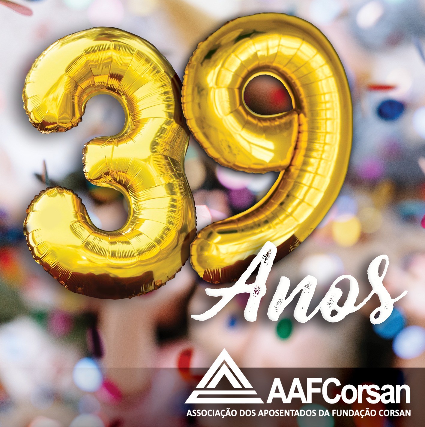 Na data em que celebramos nosso 39º aniversário, ter você como sócio é nosso maior presente
