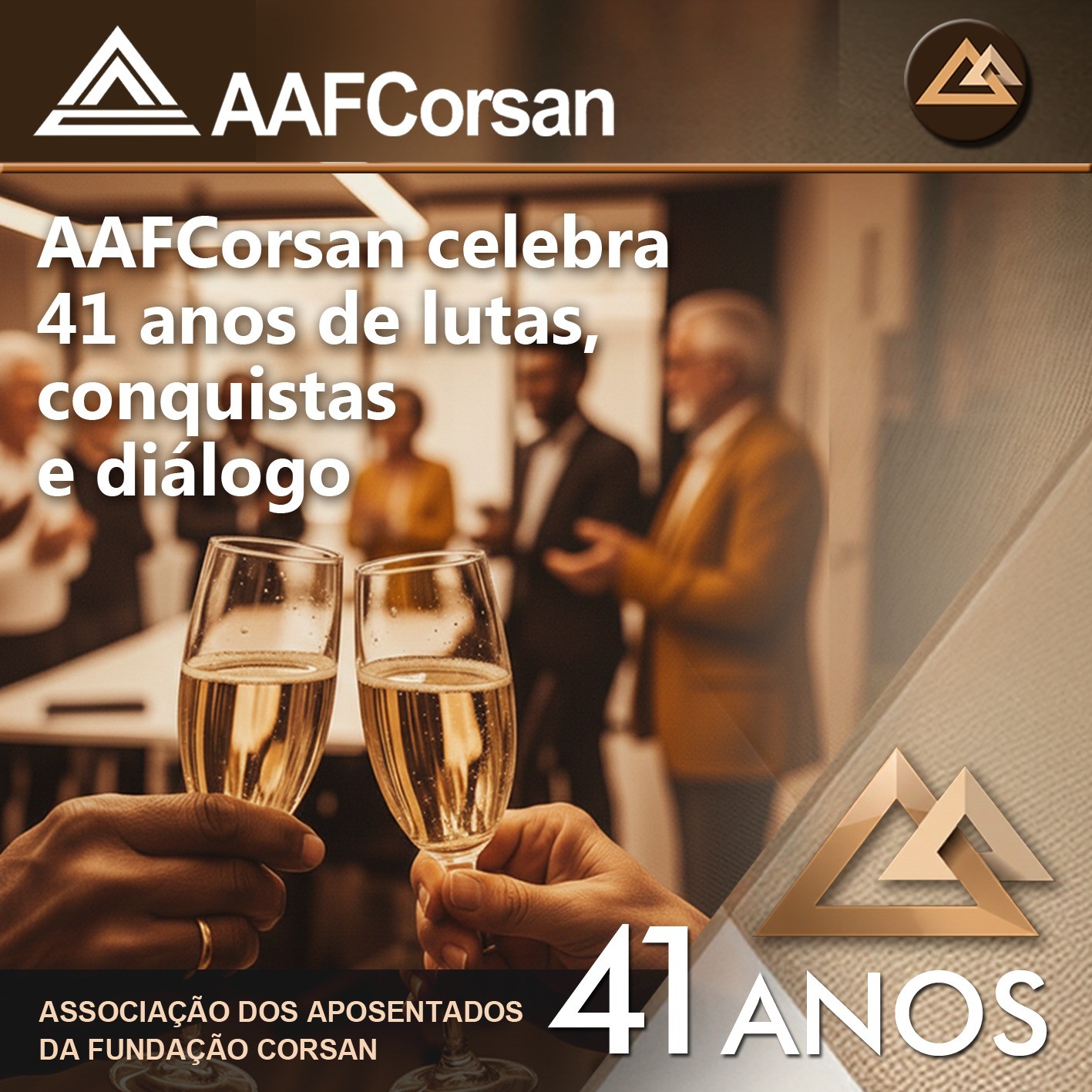 AAFCorsan celebra hoje 41 anos de luta, conquistas e diálogo
