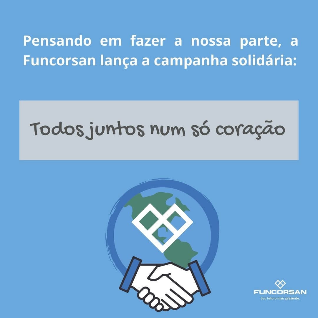 AAFCorsan apoia campanha todos juntos num só coração