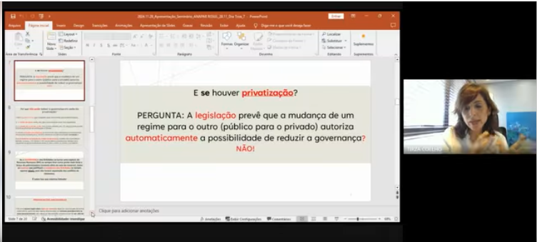 Alteração estatutária da Funcorsan é objeto de análise durante painel em encontro da ANAPAR